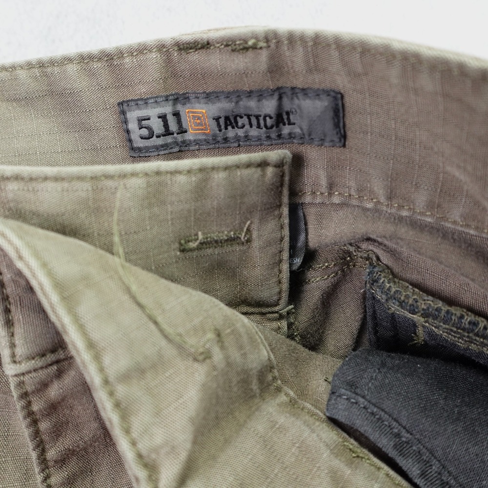 5.11 Tactical Pants Mens 36x34 Olive Green Cargo Ripstop Work Military - Picture 15 of 16